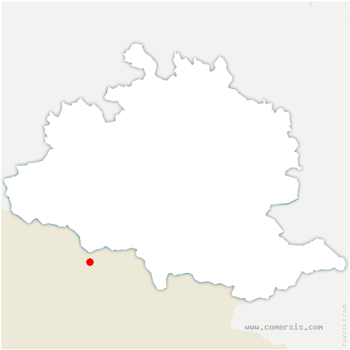 carte de localisation de Fontanès-de-Sault