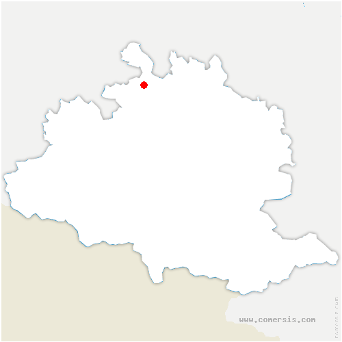 carte de localisation du Fossat