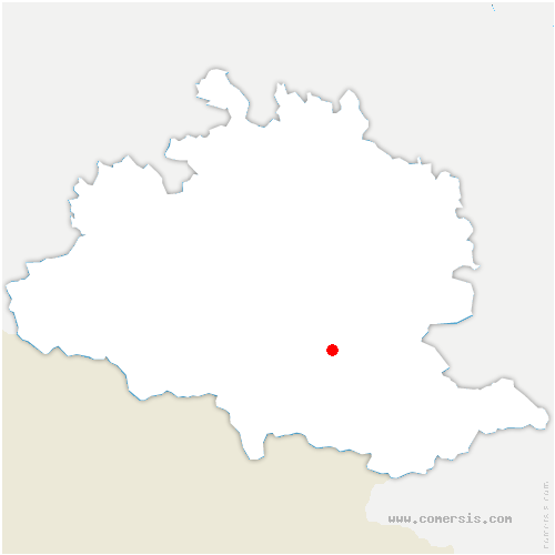 carte de localisation de Larnat