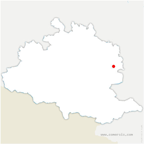 carte de localisation de Laroque-d'Olmes