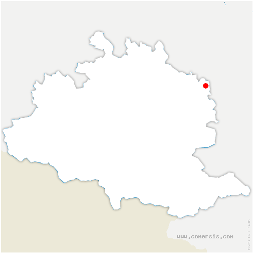 carte de localisation de Malegoude