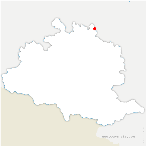 carte de localisation de Mazères