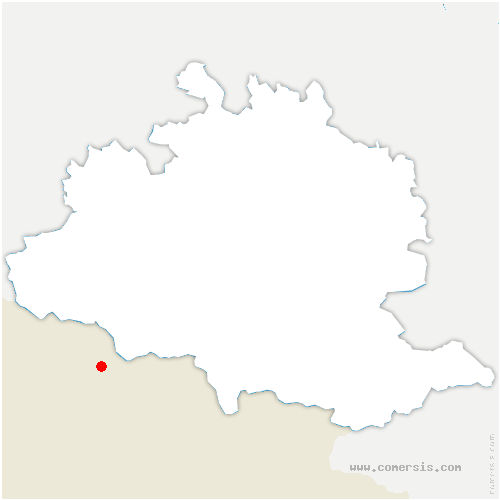 carte de localisation de Mérial