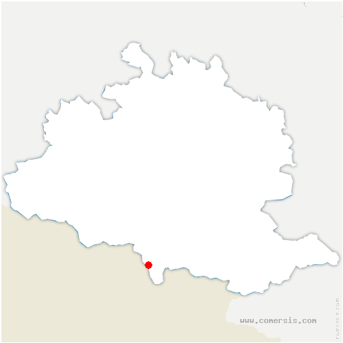 carte de localisation de Montfort-sur-Boulzane