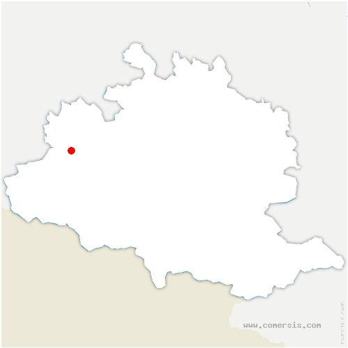 carte de localisation de Montgauch