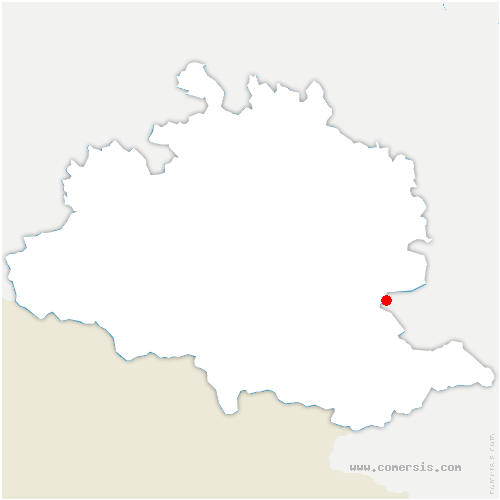 carte de localisation de Montségur
