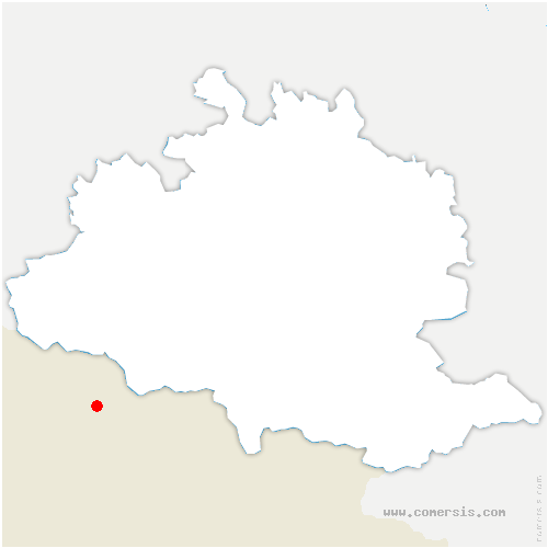 carte de localisation de Niort-de-Sault