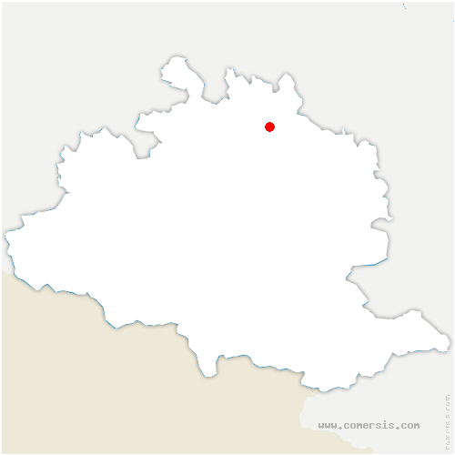 carte de localisation de Pamiers