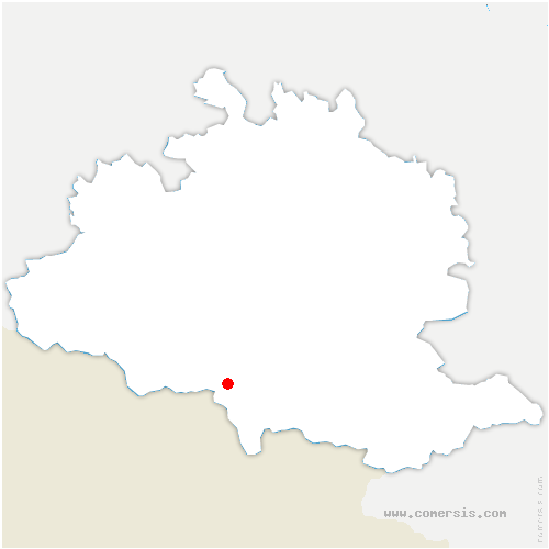 carte de localisation de Puilaurens