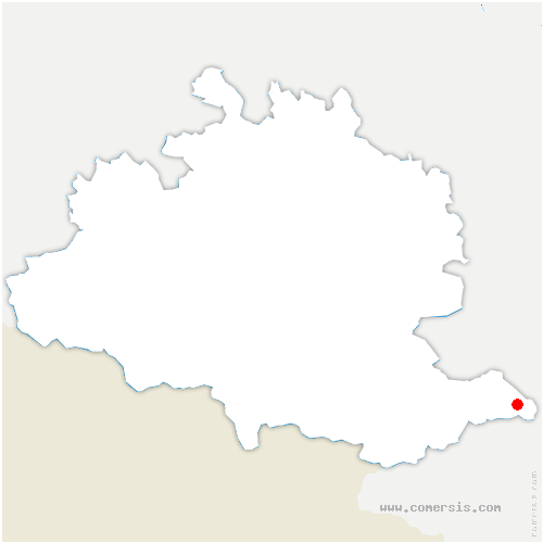 carte de localisation de Quérigut