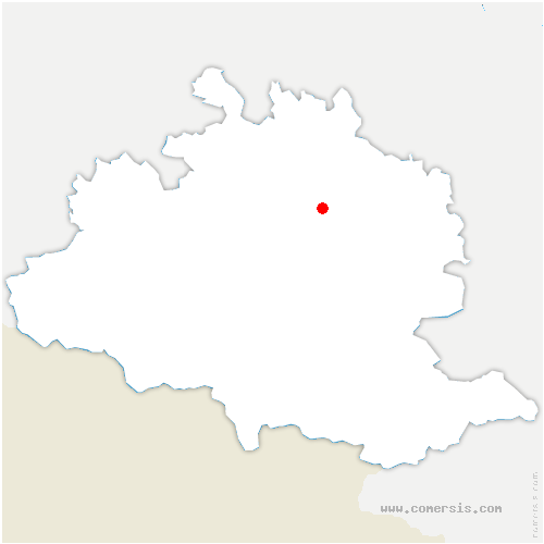 carte de localisation de Rieux-de-Pelleport