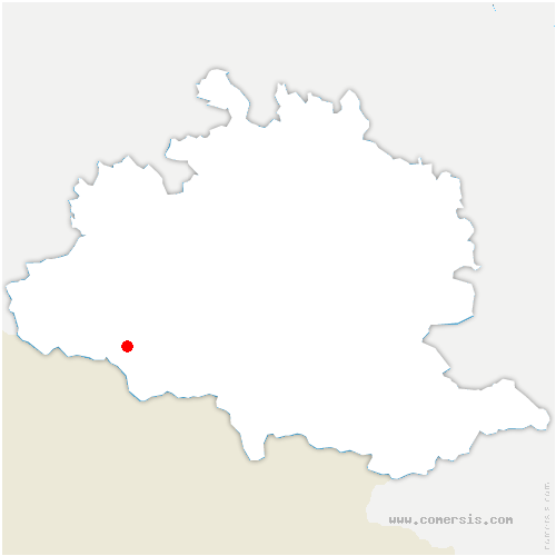 carte de localisation de Rivel