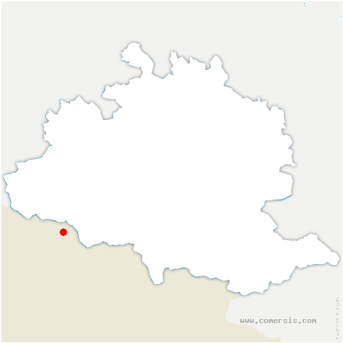 carte de localisation de Roquefeuil