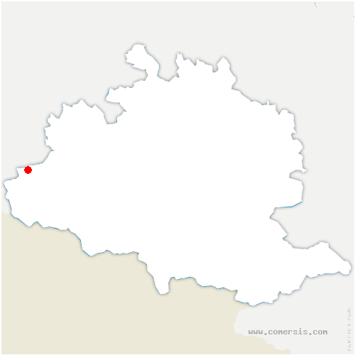 carte de localisation de Saint-Jean-du-Castillonnais