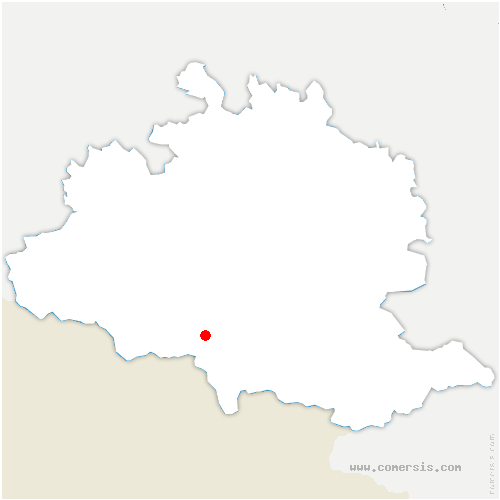 carte de localisation de Saint-Just-et-le-Bézu