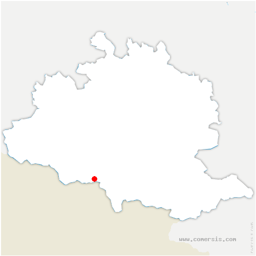 carte de localisation de Saint-Martin-Lys