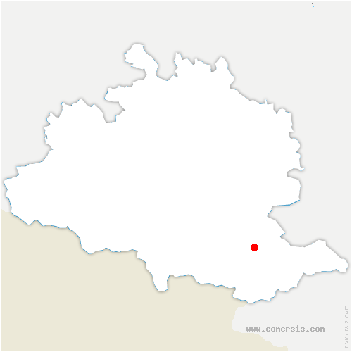 carte de localisation de Savignac-les-Ormeaux