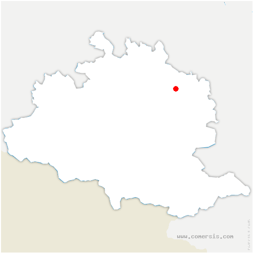 carte de localisation de Teilhet