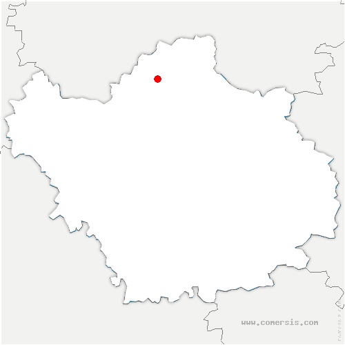carte de localisation d'Allibaudières