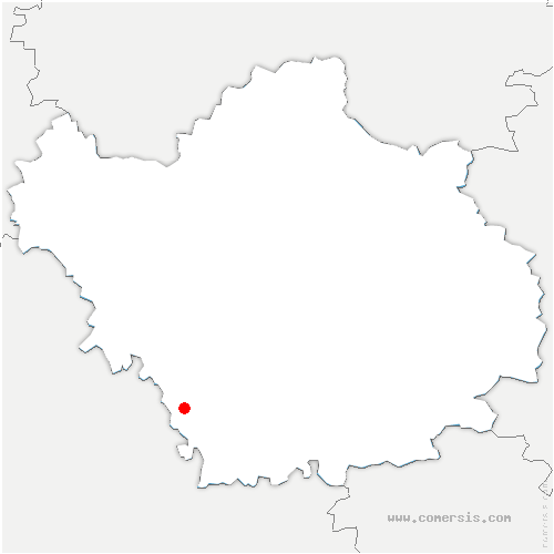 carte de localisation d'Angluzelles-et-Courcelles