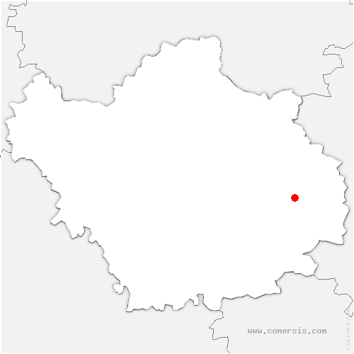 carte de localisation de Argançon