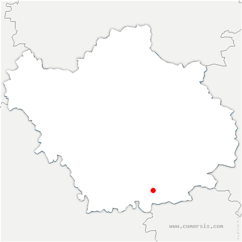 carte de localisation d'Avirey-Lingey