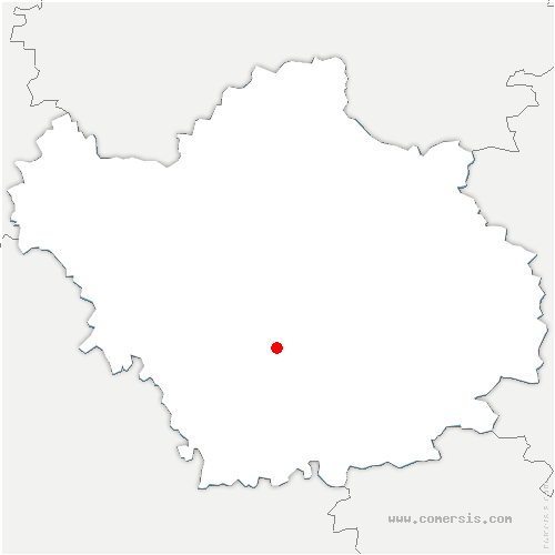 carte de localisation de Bordes-Aumont
