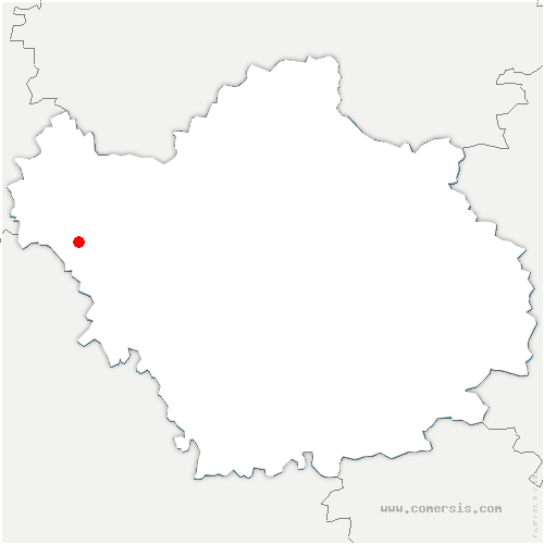 carte de localisation de Bourdenay