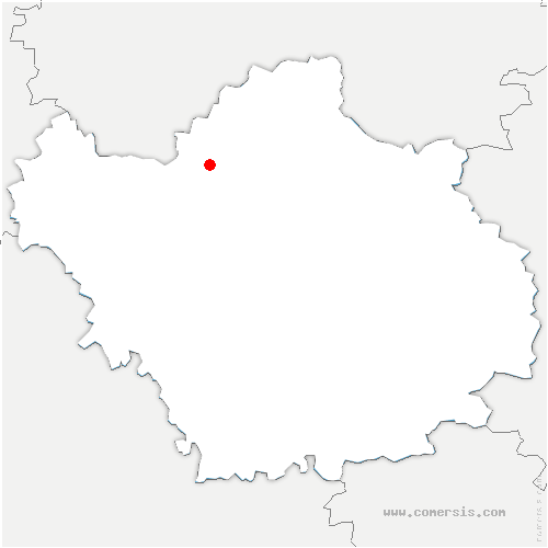 carte de localisation de Brachay