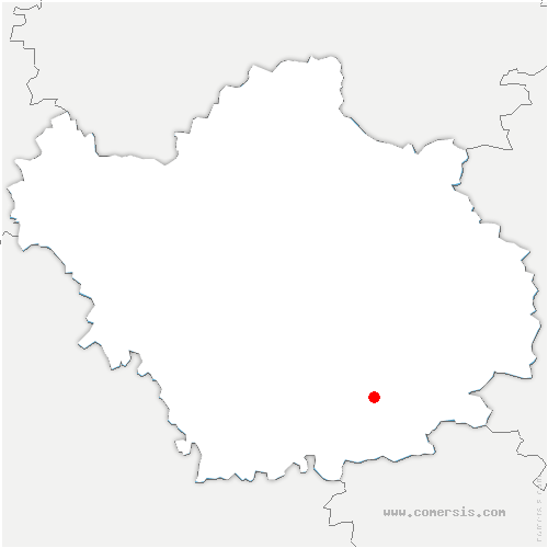 carte de localisation de Celles-sur-Ource