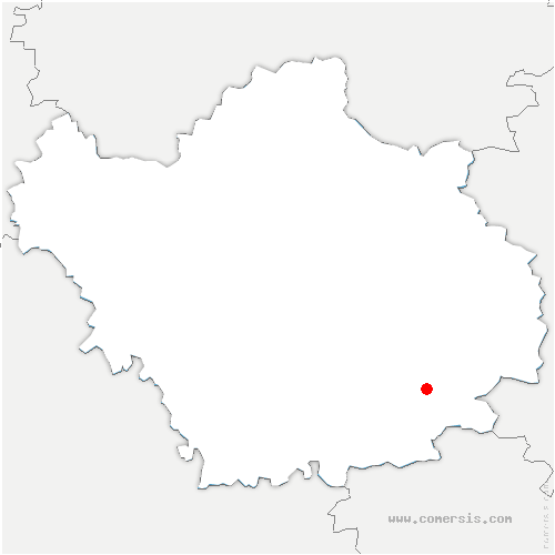 carte de localisation de Chacenay