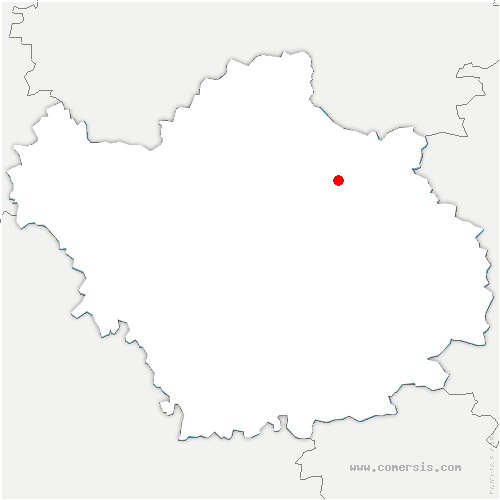 carte de localisation de Chalette-sur-Voire