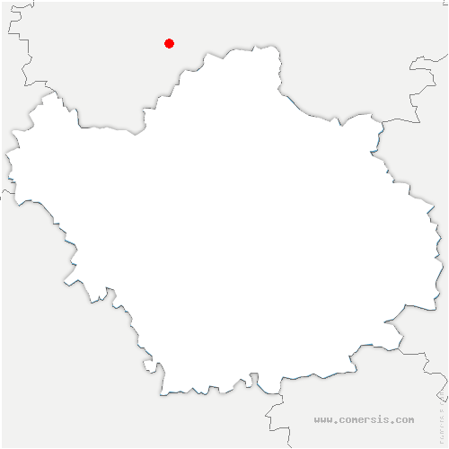 carte de localisation de Chamouilley