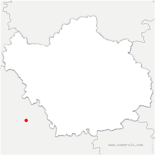 carte de localisation de Chantemerle