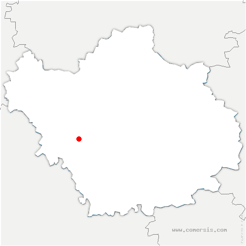 carte de localisation de Chennegy