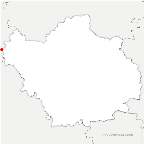 carte de localisation de Courceroy