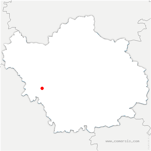 carte de localisation de Courjeonnet