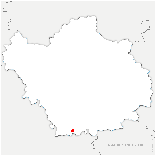 carte de localisation de Coussegrey