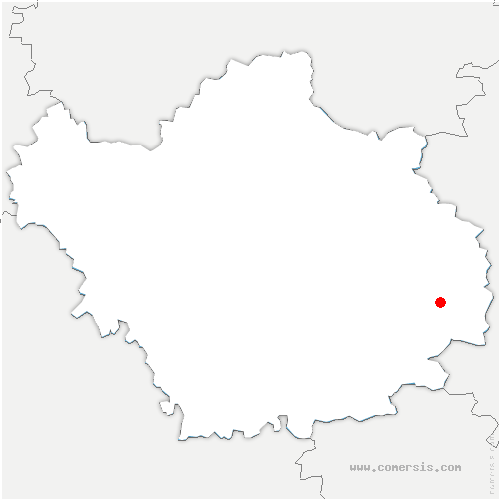 carte de localisation de Couvignon