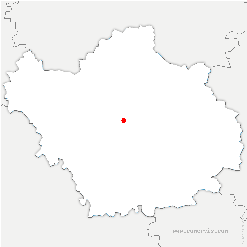 carte de localisation de Creney-près-Troyes