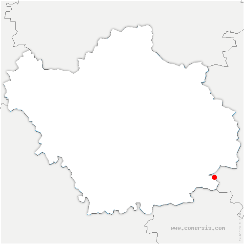 carte de localisation de Cunfin