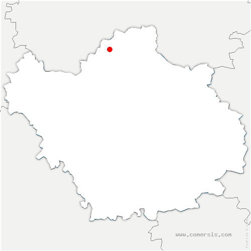 carte de localisation de Curel