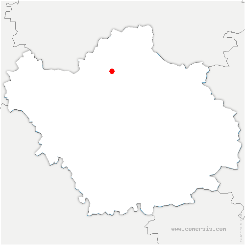 carte de localisation de Donjeux