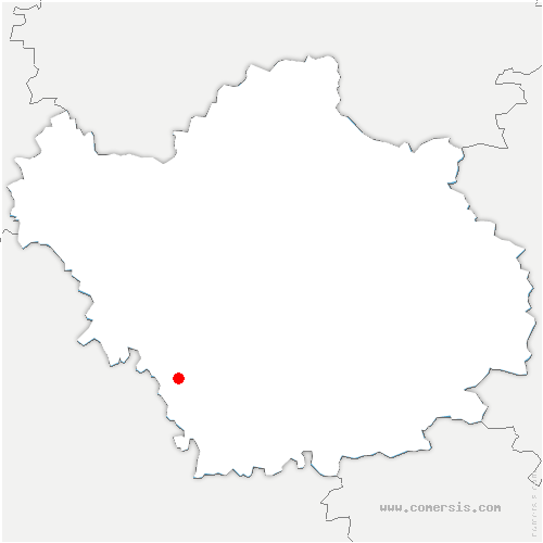 carte de localisation d'Eaux-Puiseaux
