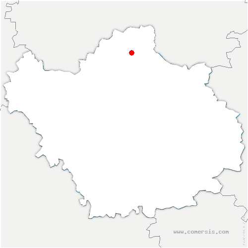 carte de localisation d'Échenay