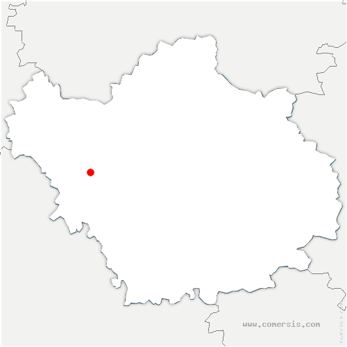 carte de localisation de Faux-Villecerf