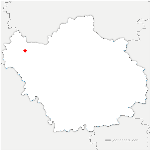 carte de localisation de Ferreux-Quincey