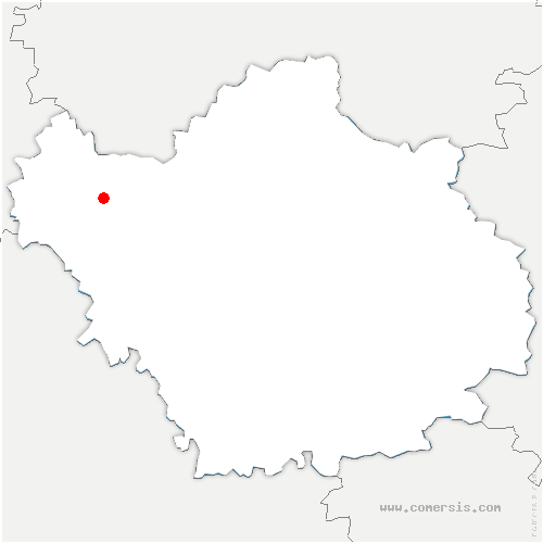 carte de localisation de la Fosse-Corduan