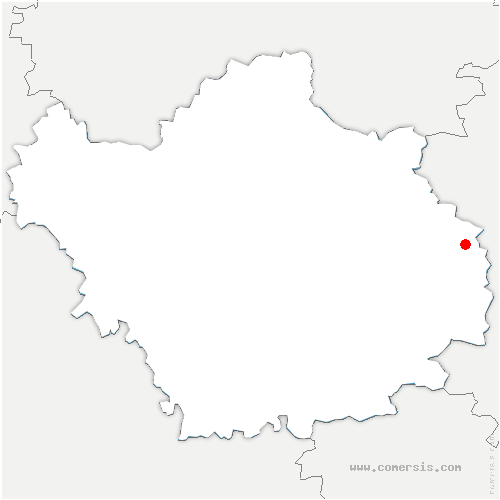 carte de localisation de Fresnay