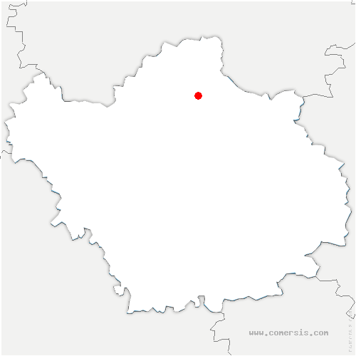 carte de localisation de Germisay